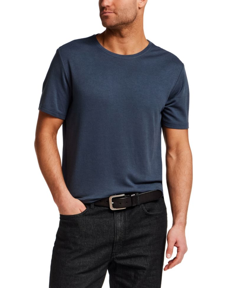 Men's Horizontal Ribbed T-Shirt