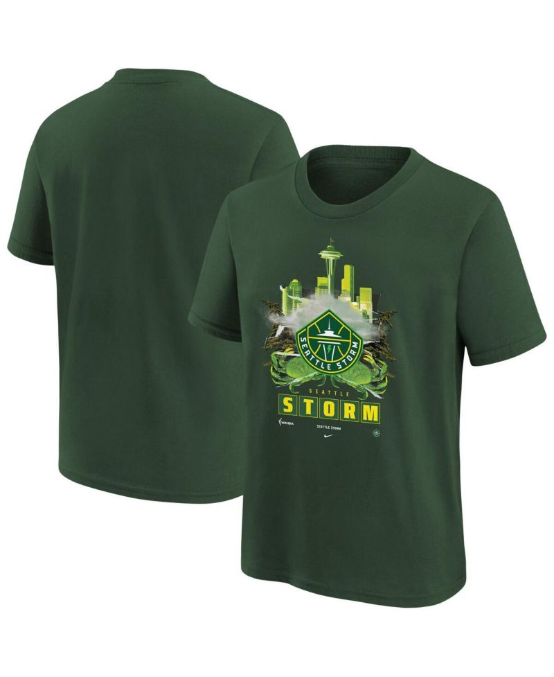 Big Boys and Girls Green Seattle Storm Original Content T-Shirt