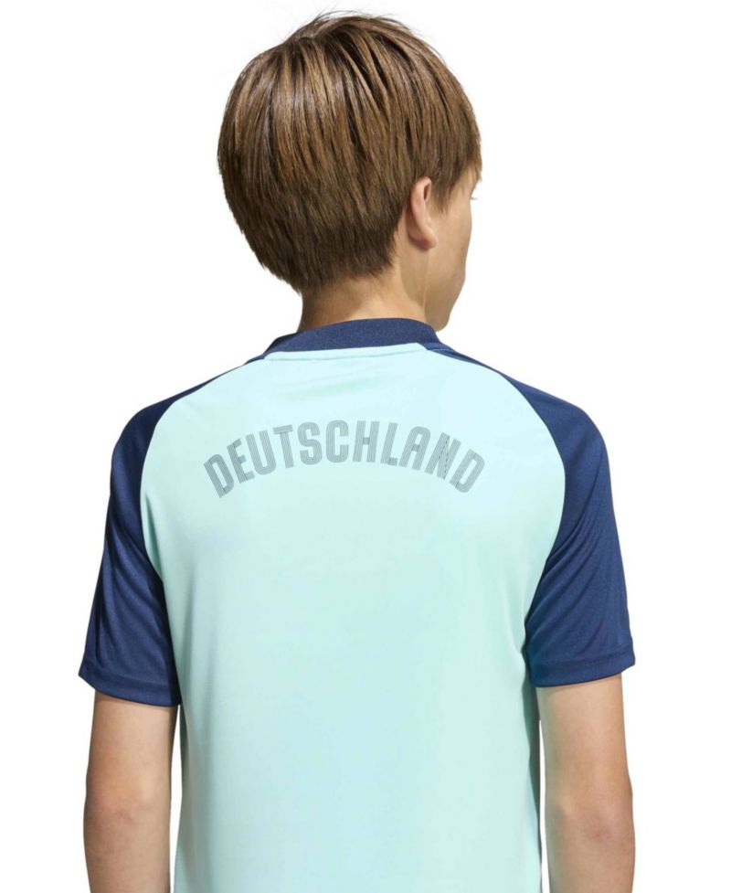 Big Boys and Girls Turquoise Germany National Team 2026 Pre-Match Jersey