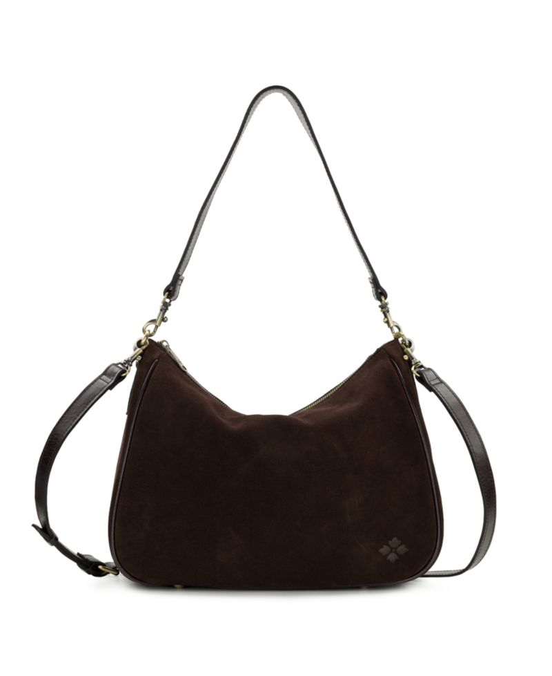Athani Suede Large Shoulder Handbag