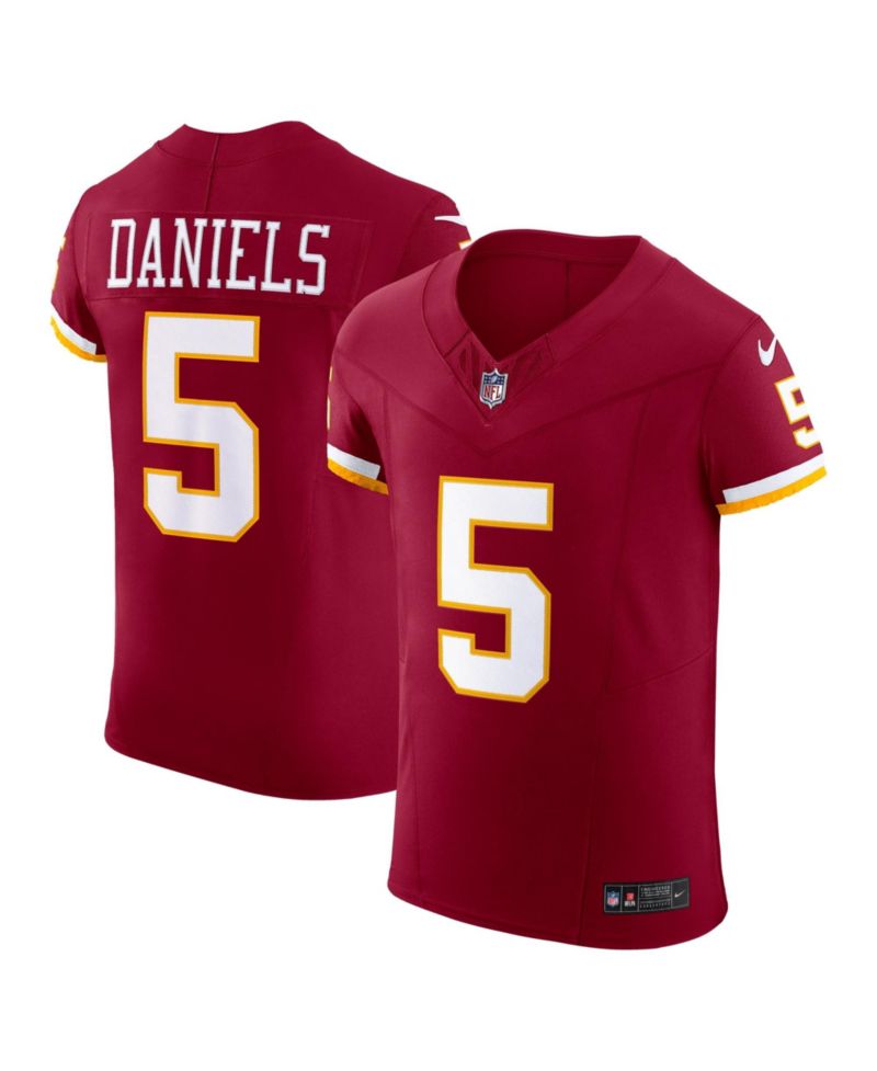 Men's Jayden Daniels Burgundy Washington Commanders Vapor F.U.S.E. Elite Jersey