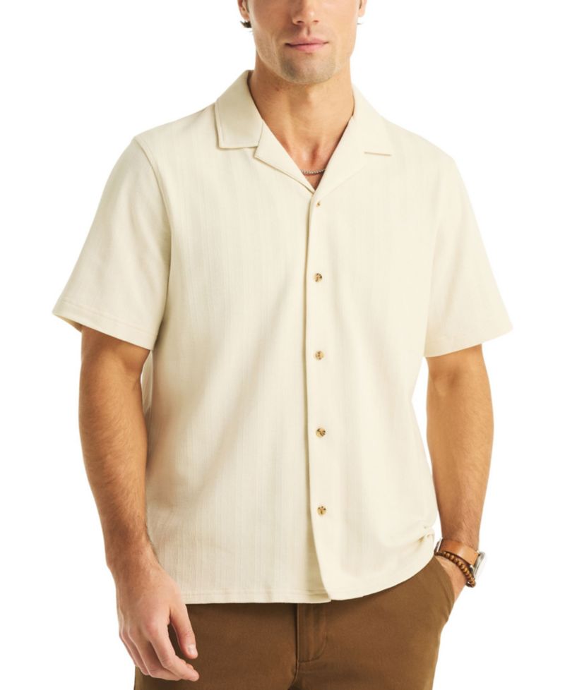 Men's Jacquard Regular-Fit Shirt