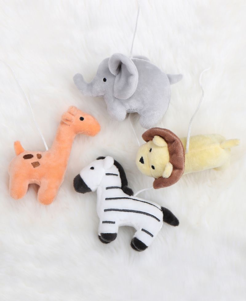 Safari Animals Musical Crib Mobile for Baby Boys and Girls