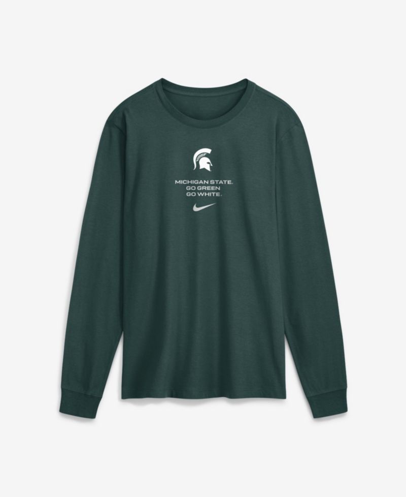 Men's Michigan State Spartans 2026 Sideline Long Sleeve T-Shirt