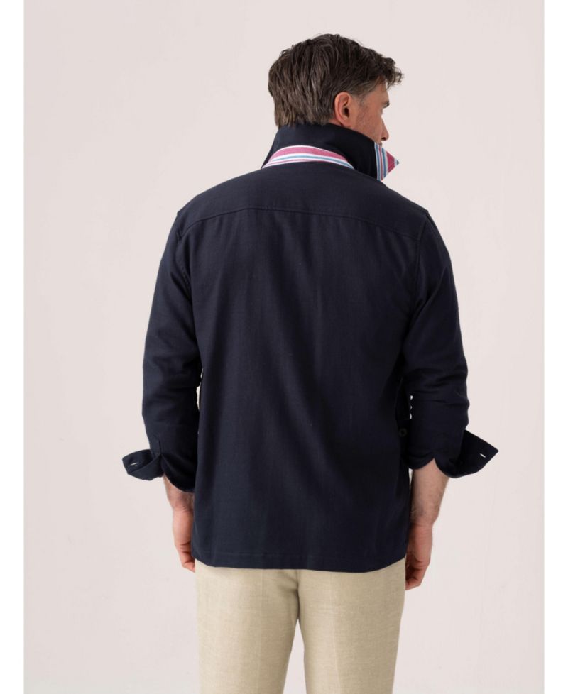 Men's Kikoy Cotton Shirt Jacket