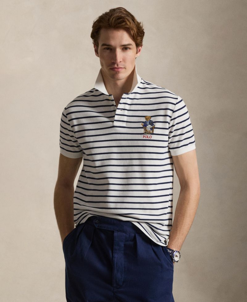 Custom Slim-Fit Polo Bear Polo Shirt