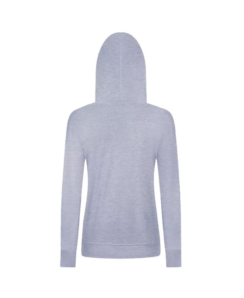 Women's Heather Gray Pittsburgh Penguins Hockey Fights Cancer Relay Pullover Hoodie