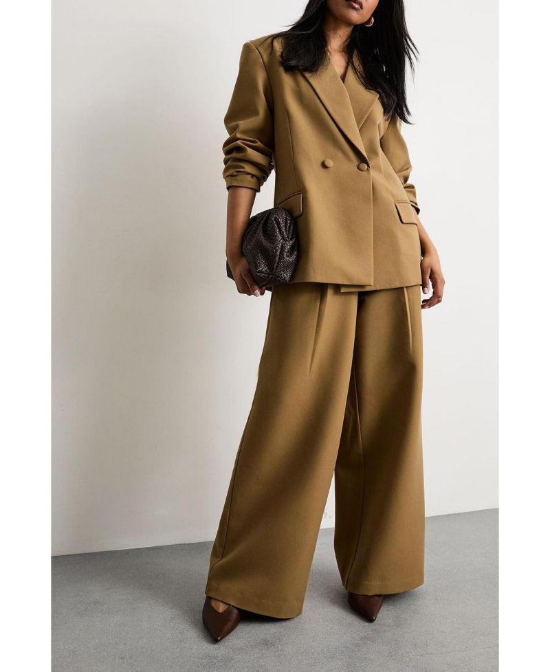 Women's Premium Wide Leg Tailored Trousers
