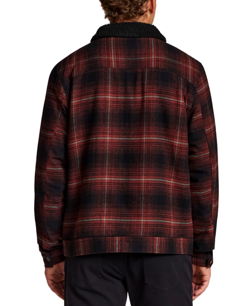 Men's Berber Flannel Trucker Jacket