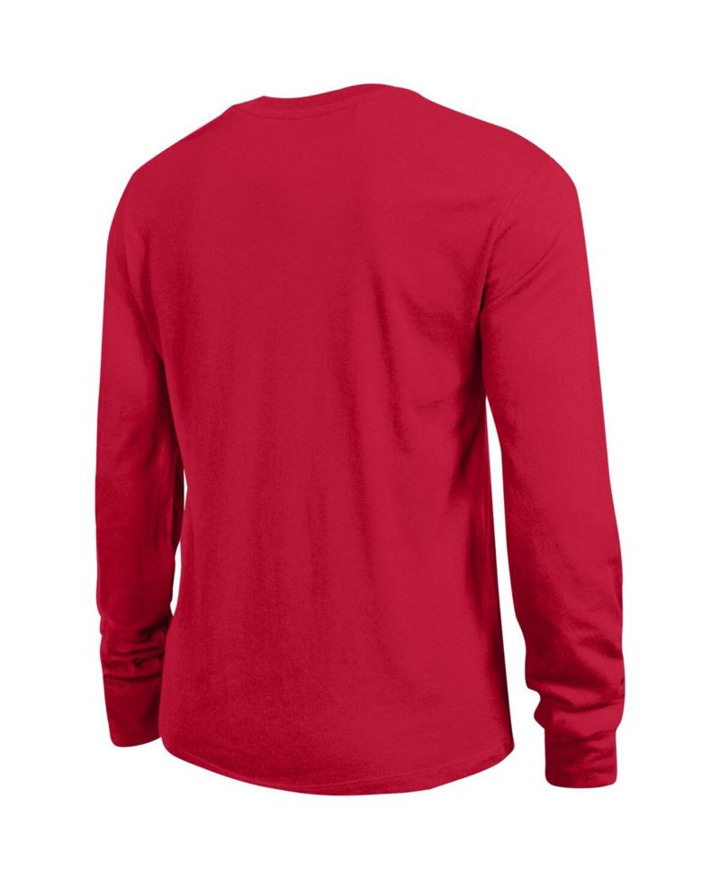 Women's Red Georgia Bulldogs Arch Over Logo Long Sleeve T-Shirt