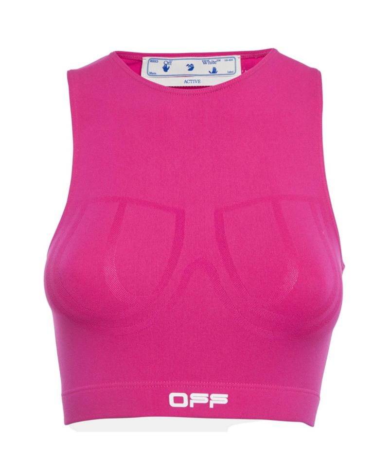 Women's Logo Print Jersey Crop Top