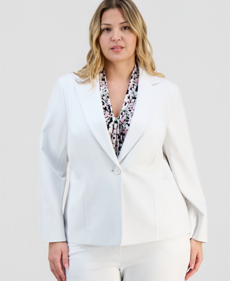 Plus Size High Rise Straight Leg Pants