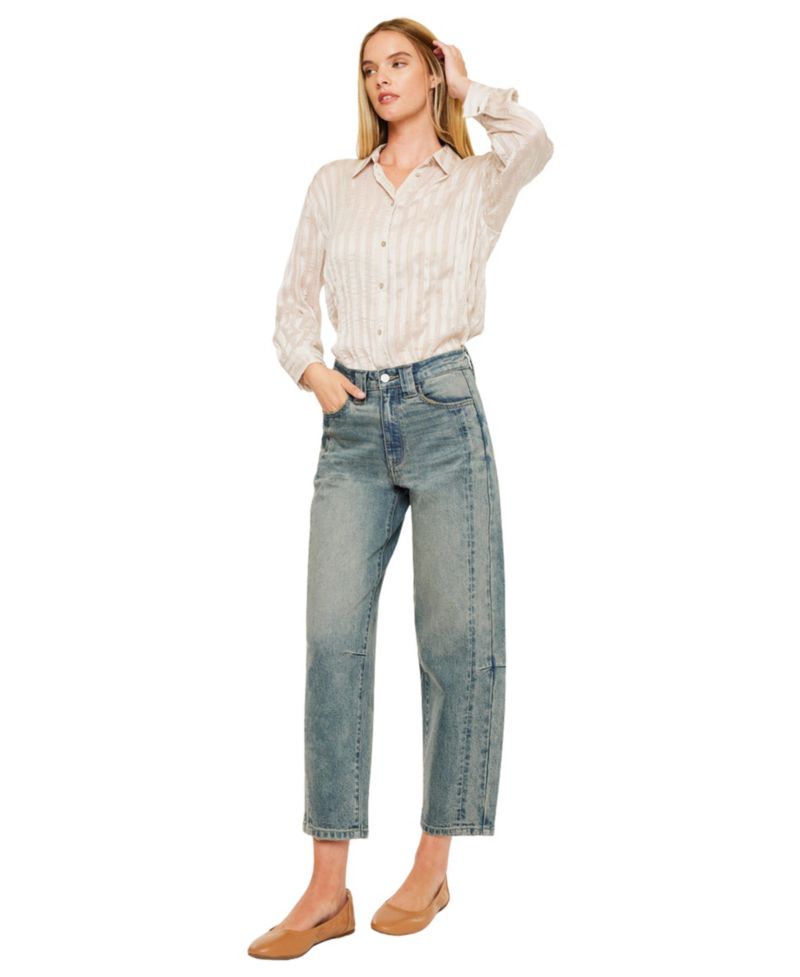 Women's Cecilia High Rise Slim Barrel Jeans