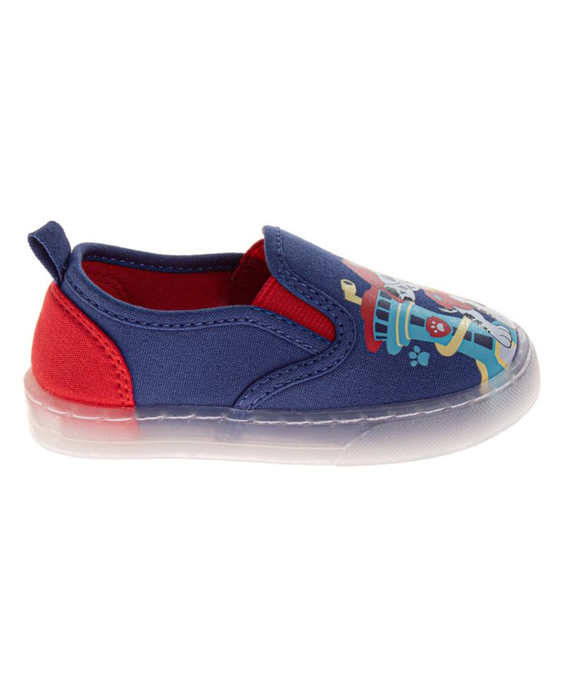Paw Patrol Slip On Canvas Boys Easy Wear Casual Style Durable Canvas NoLace Design