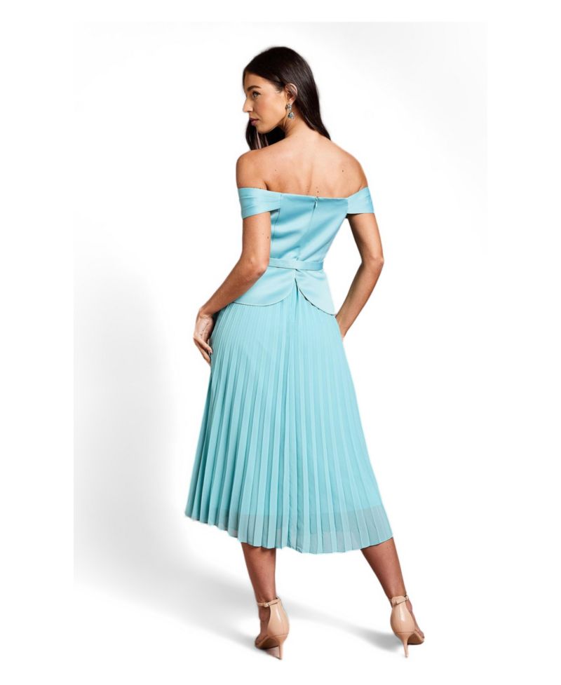 Women's Bardot Fit and Flare Midi Dress