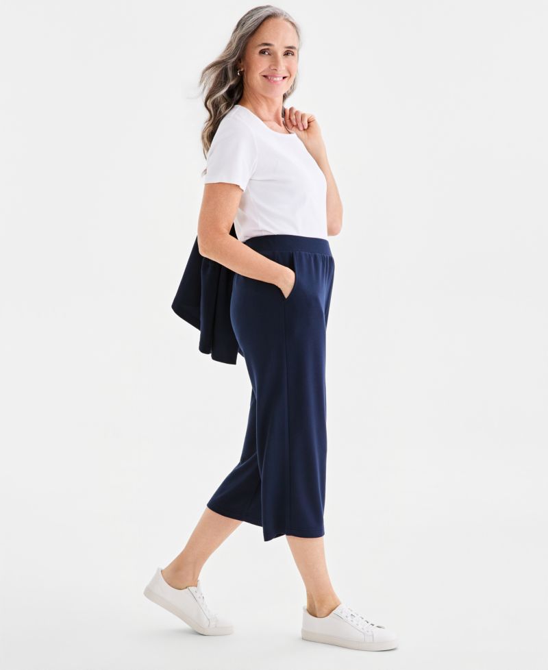 Women's LuxLounge French Terry Capri Pants