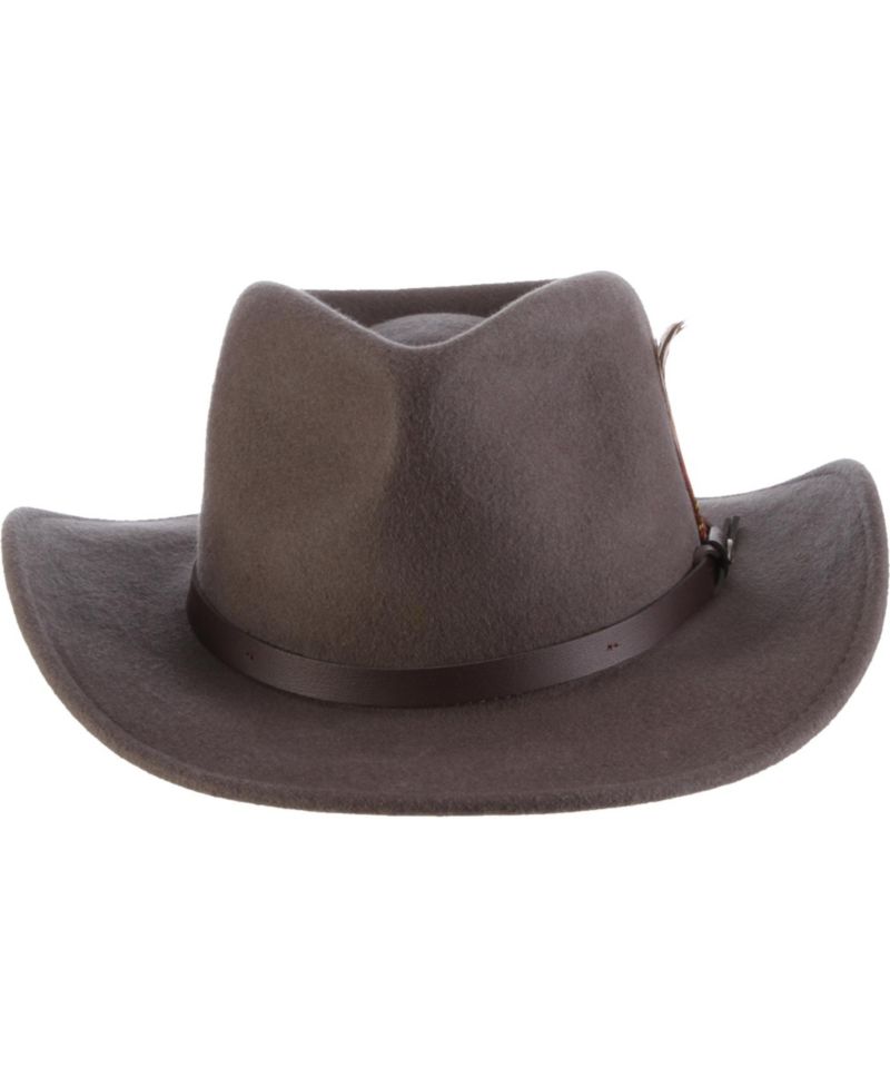 Men's Crushable Felt Outback Hat