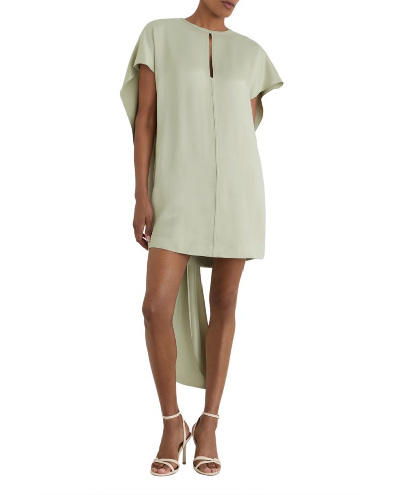 Women's Alice Cape-Detail Keyhole Neckline Mini Dress