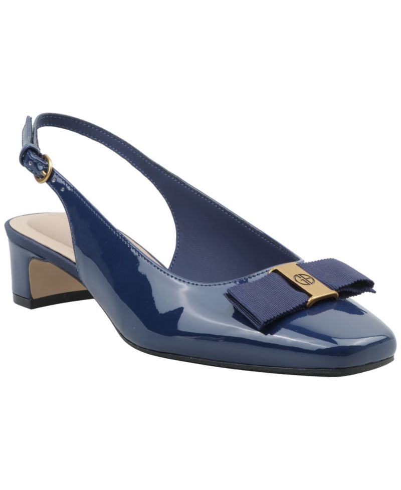 Women's Battah Block Heel Slingback Pumps