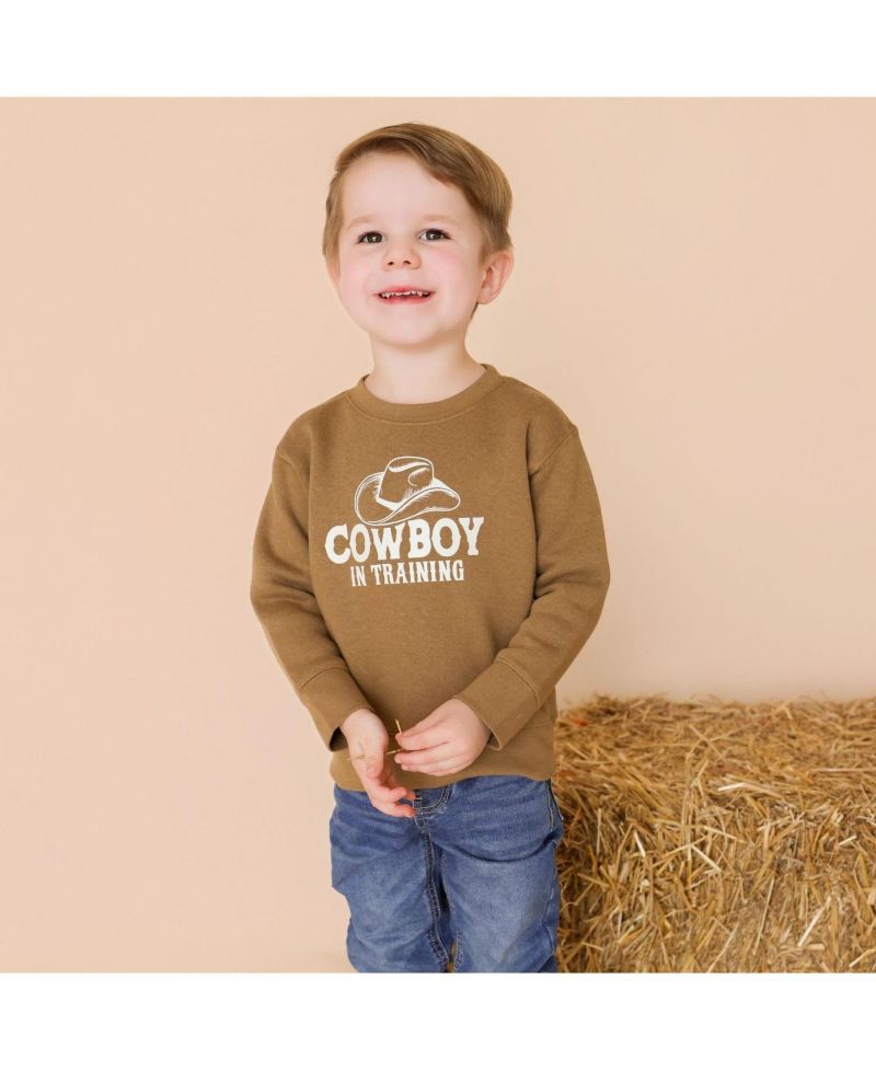 Little Boys (5 - 8) Cowboy in Training Western Sweatshirt