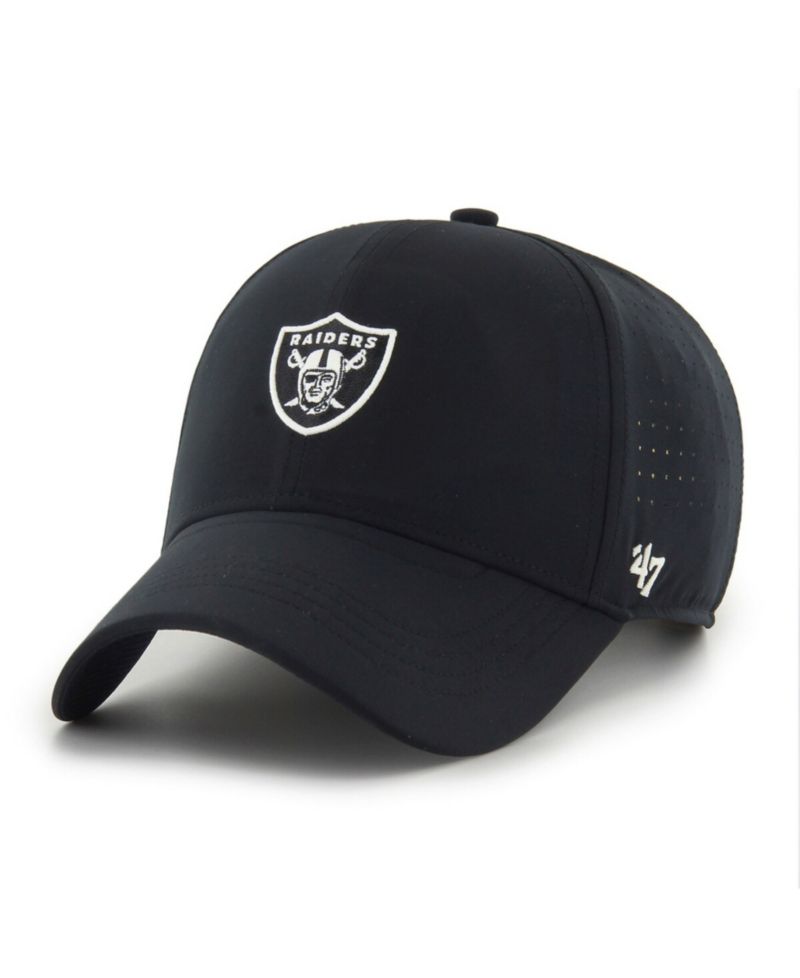 Men's Black Las Vegas Raiders Vent MVP Adjustable Hat