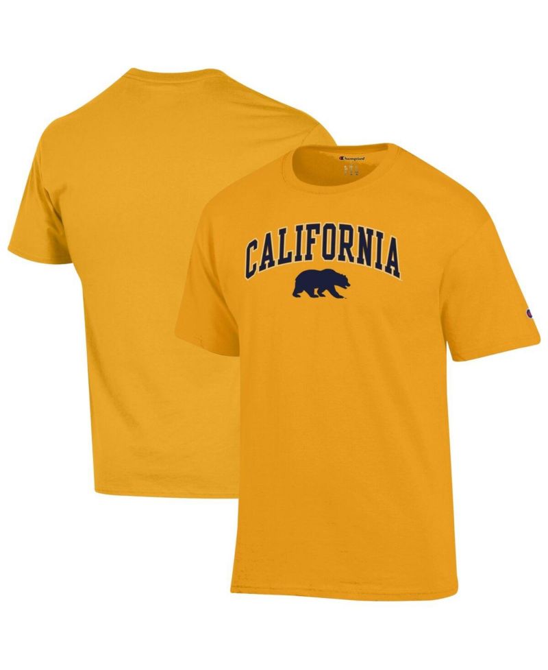 Men's Heather Gray Cal Bears Arched Logo T-Shirt