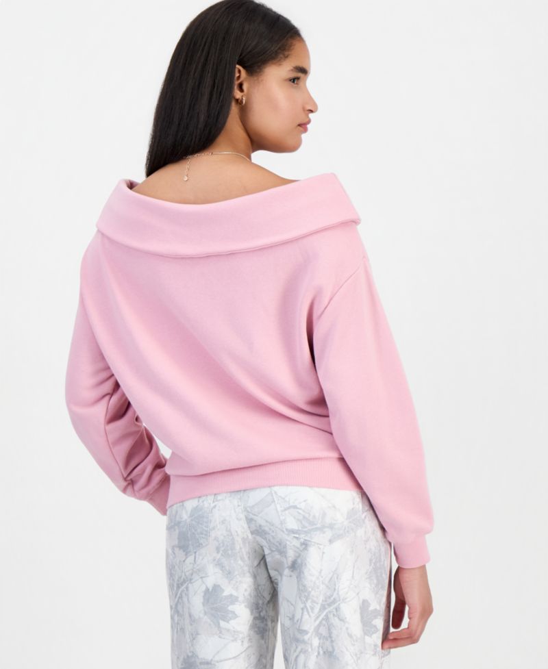 Juniors' Boat Neck Sweatshirt