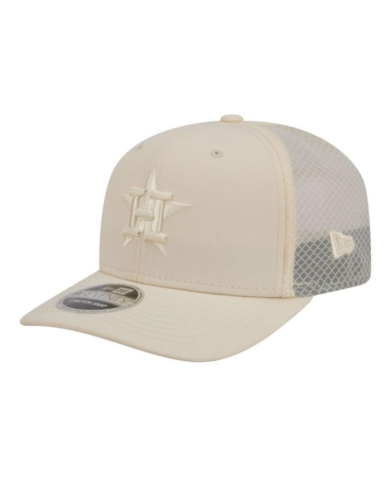 Men's Light Beige Houston Astros Color Pack 9SEVENTY Trucker Adjustable Hat