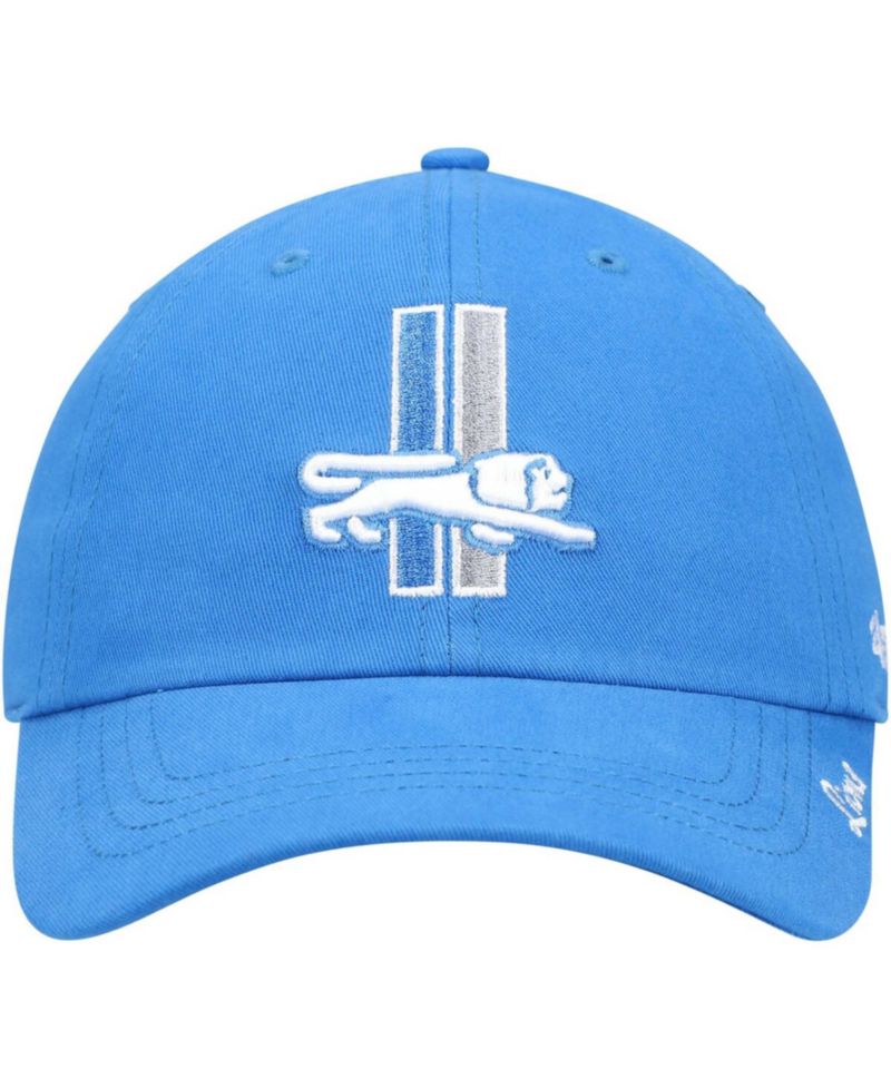 Women's Blue Detroit Lions Miata Clean Up Legacy Adjustable Hat
