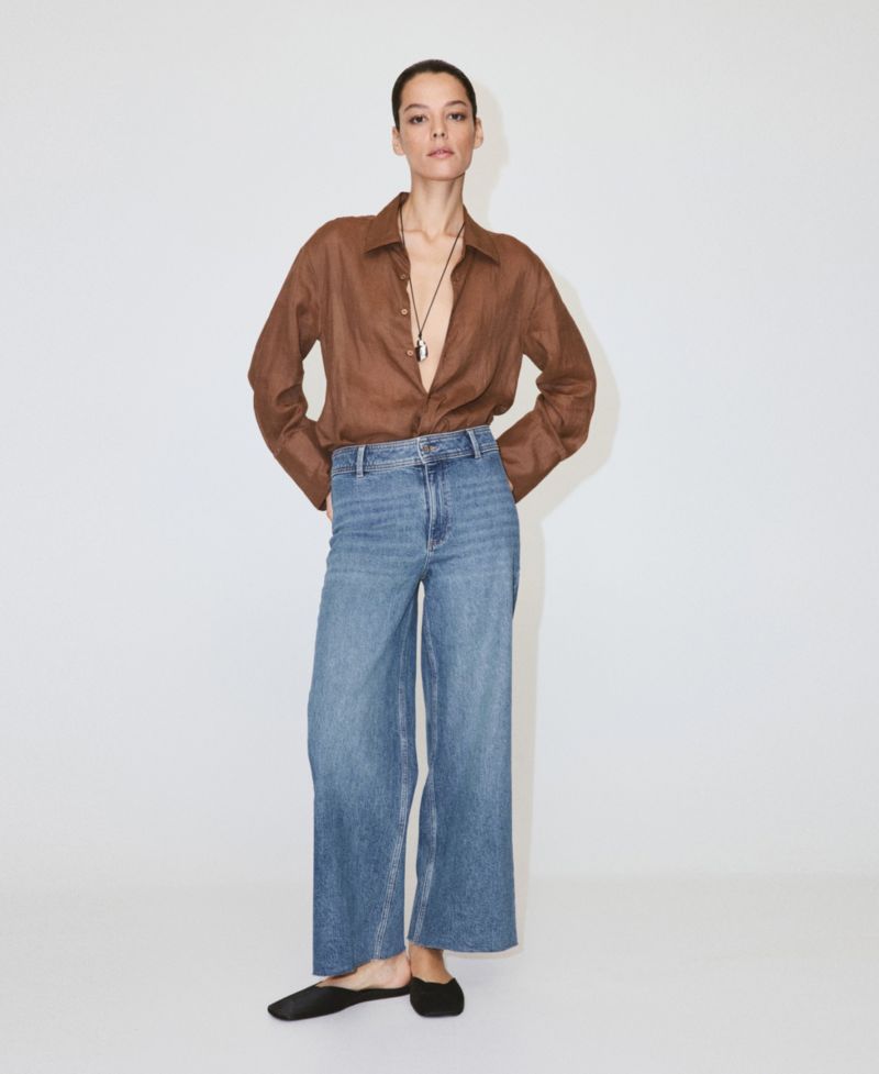 Women's Catherin Culotte High-Rise Jeans
