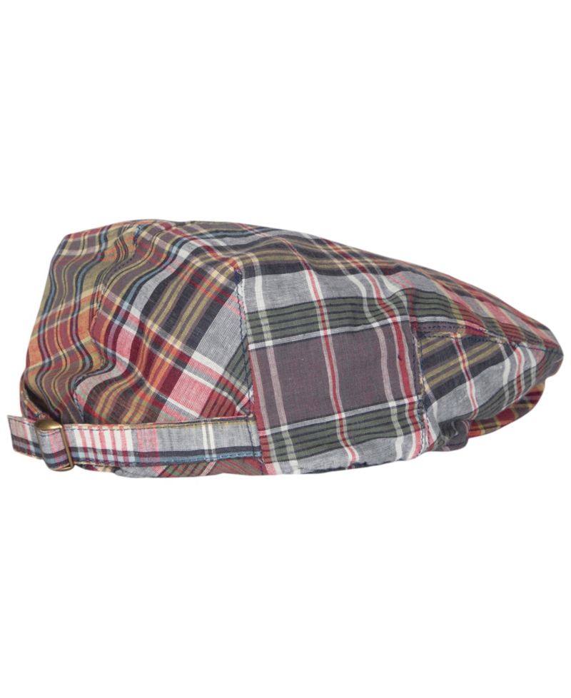Men's Plaid Flat Cap
