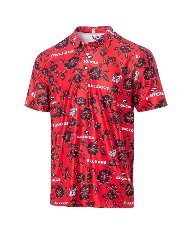 Men's Red Georgia Bulldogs Performance Polo Shirt