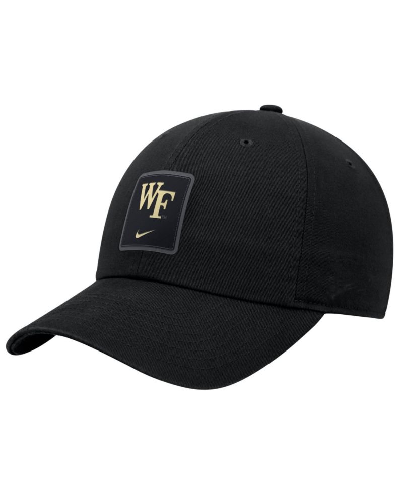 Men's Black Wake Forest Demon Deacons 2026 On-Field Club Adjustable Hat