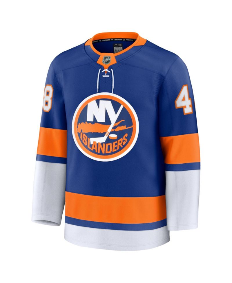 Men's Matthew Schaefer Royal New York Islanders Home Premium Jersey