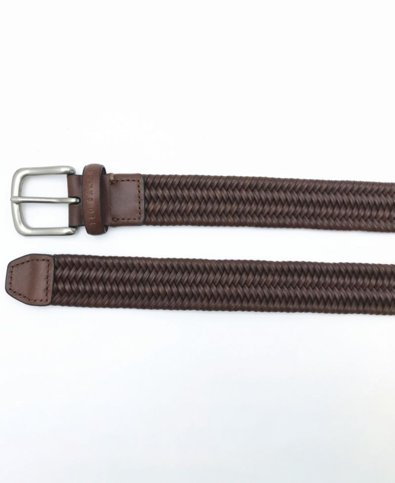 Men's Dress Braided Leather Belt