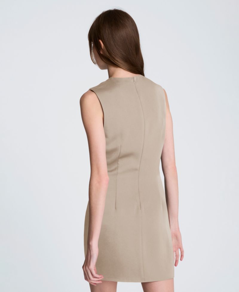 Women's Sheath Zipper Short Dress