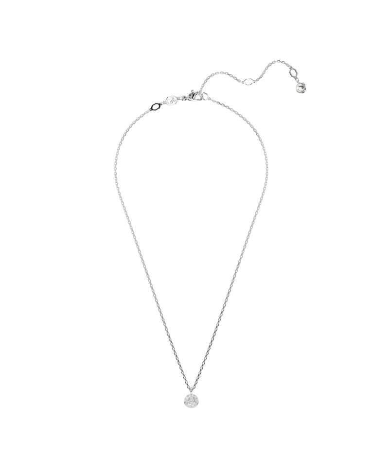 White, Rhodium Plated or Rose-Gold Tone or Gold-Tone Meteora Layered Pendant Necklace