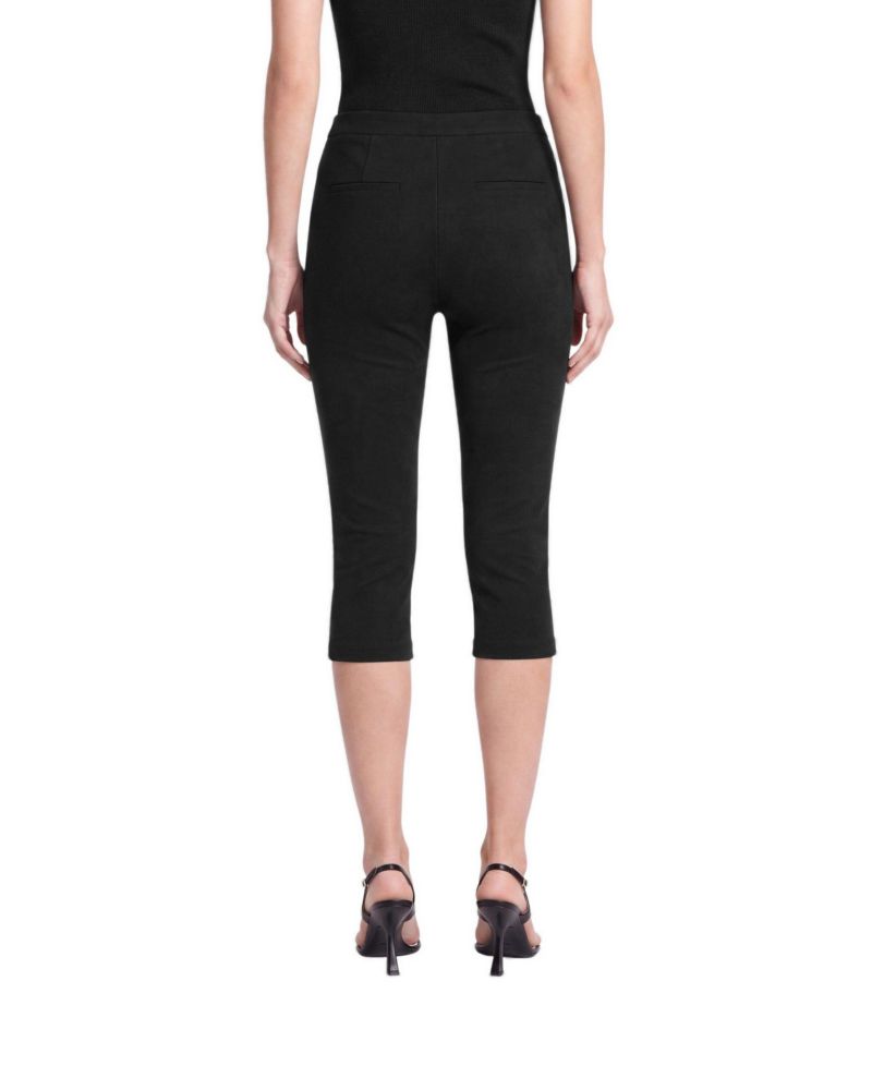 Women's Mid-Rise Slim Capri Trousers