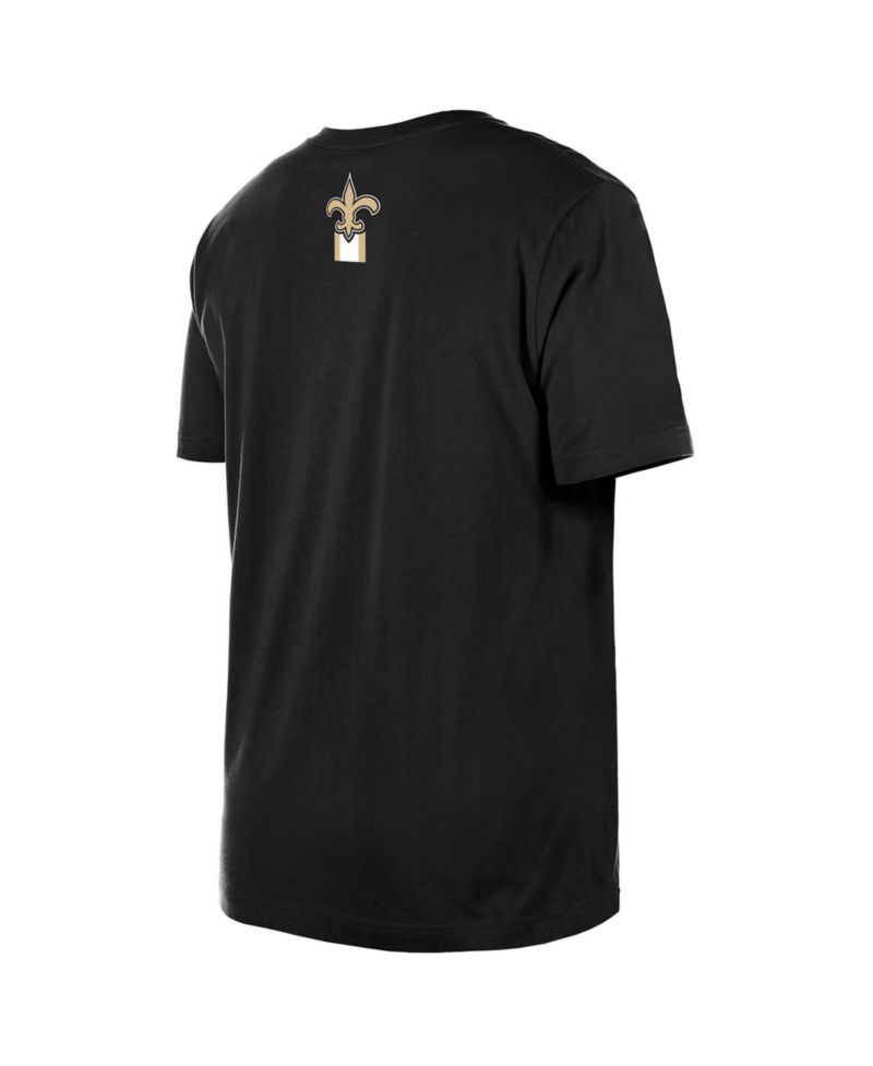 Men's Black New Orleans Saints 3rd Down High Density Print T-Shirt