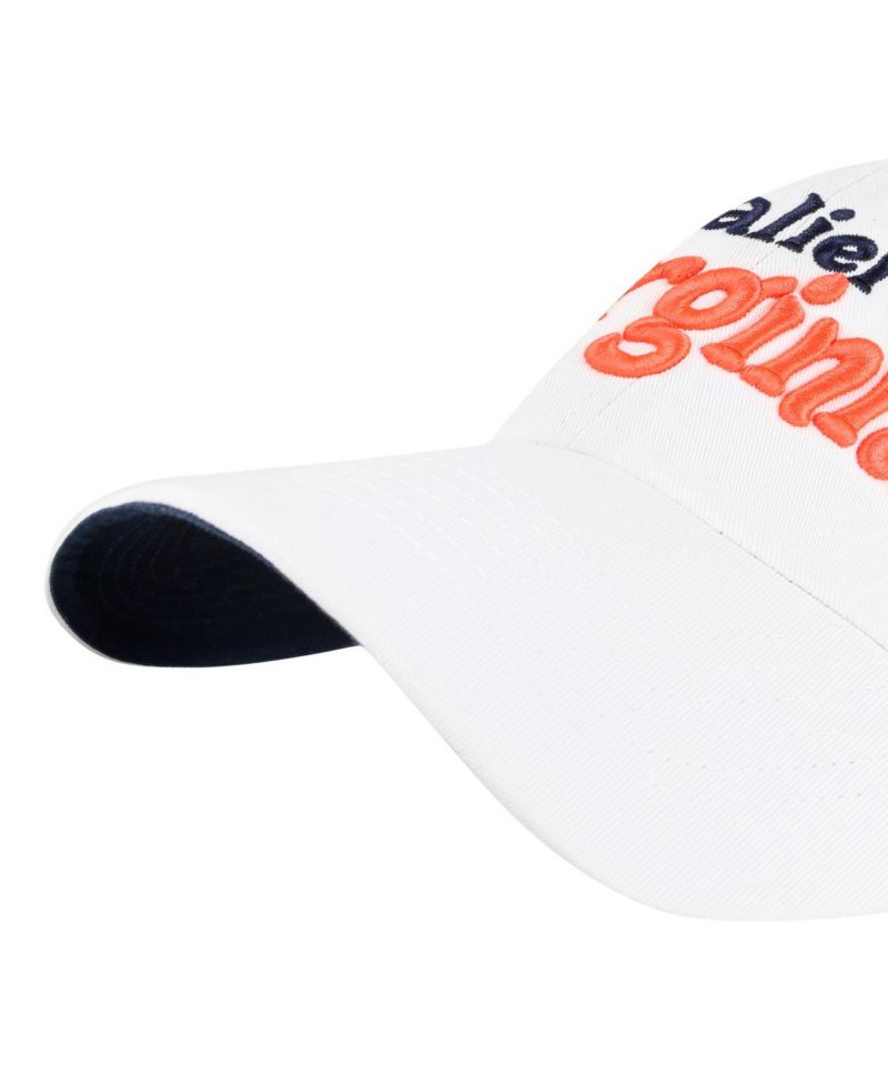 Women's White Virginia Cavaliers Pensacola Clean Up Adjustable Hat
