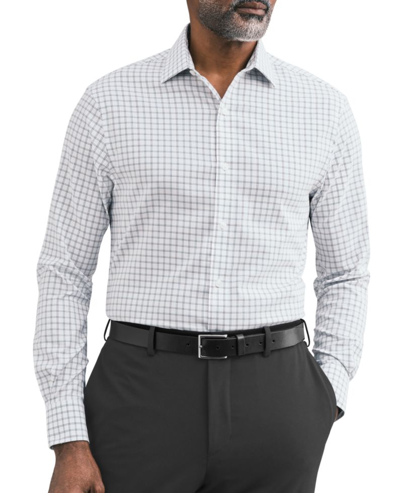 Men's TH Flex Regular-Fit Spread-Collar Dress Shirt