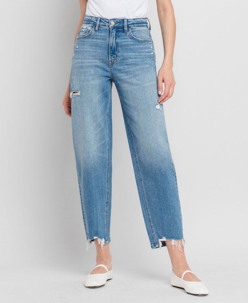 Women's Super High Rise Barrel Jeans