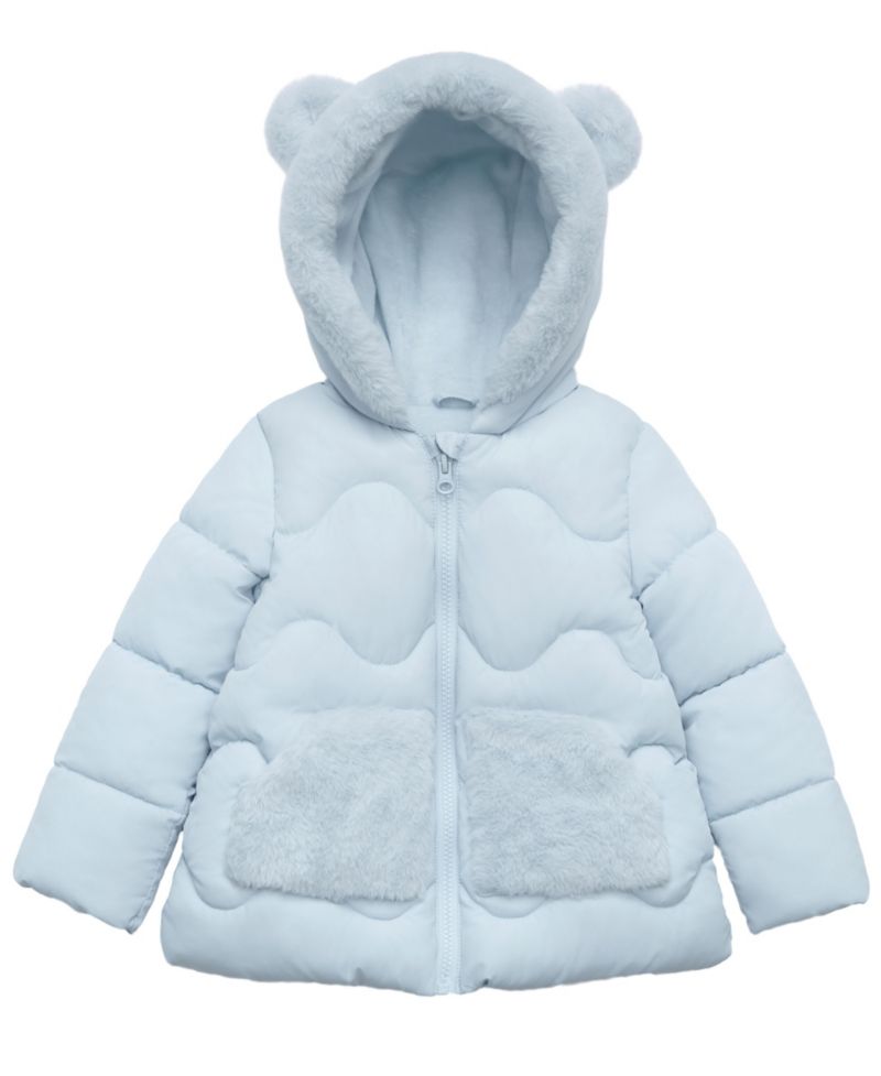 Baby Girls Soft Lined Puffer Jacket 6-24M