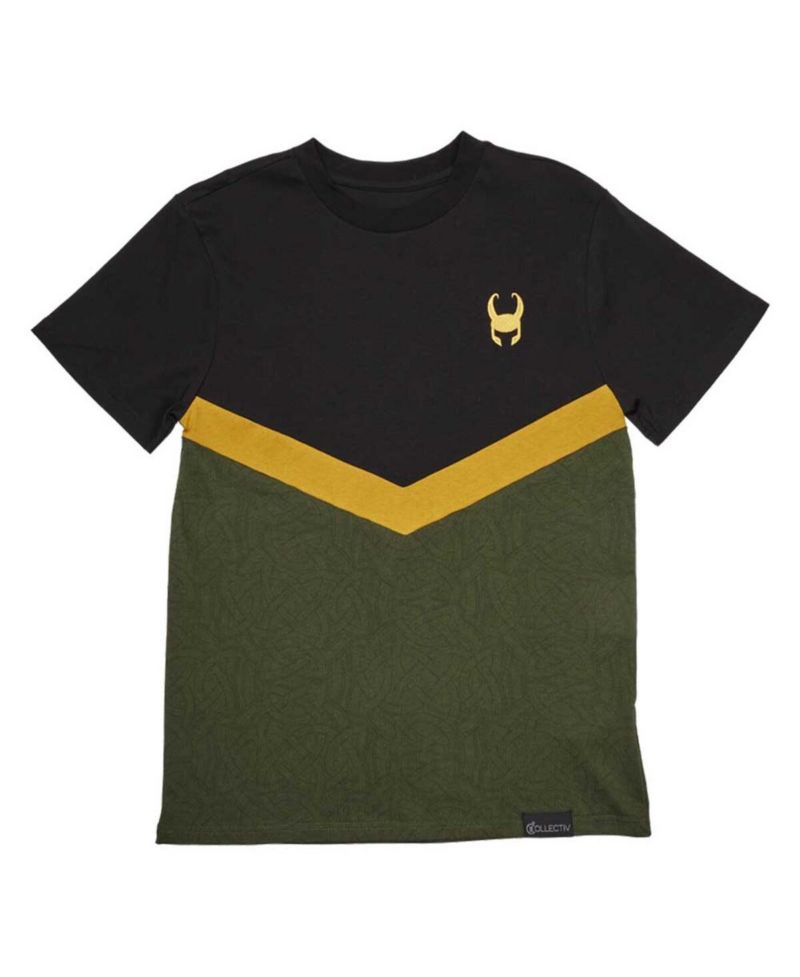 Men's and Women's Black/Green Loki The Original T-Shirt