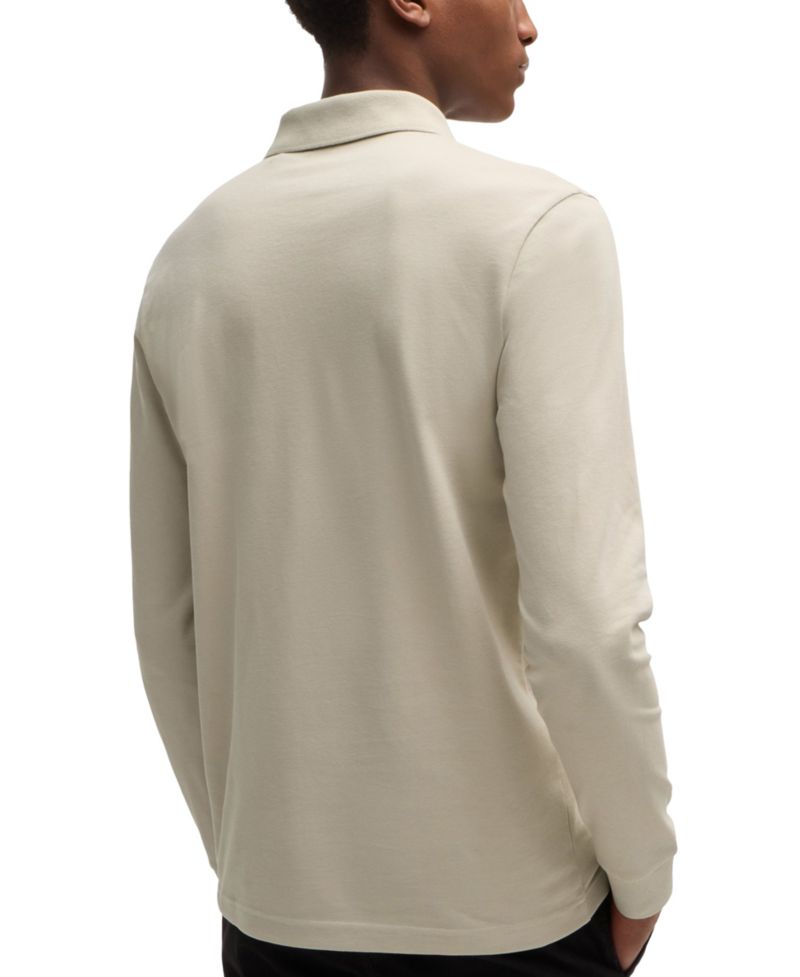 Men's Logo Patch Slim-Fit Polo