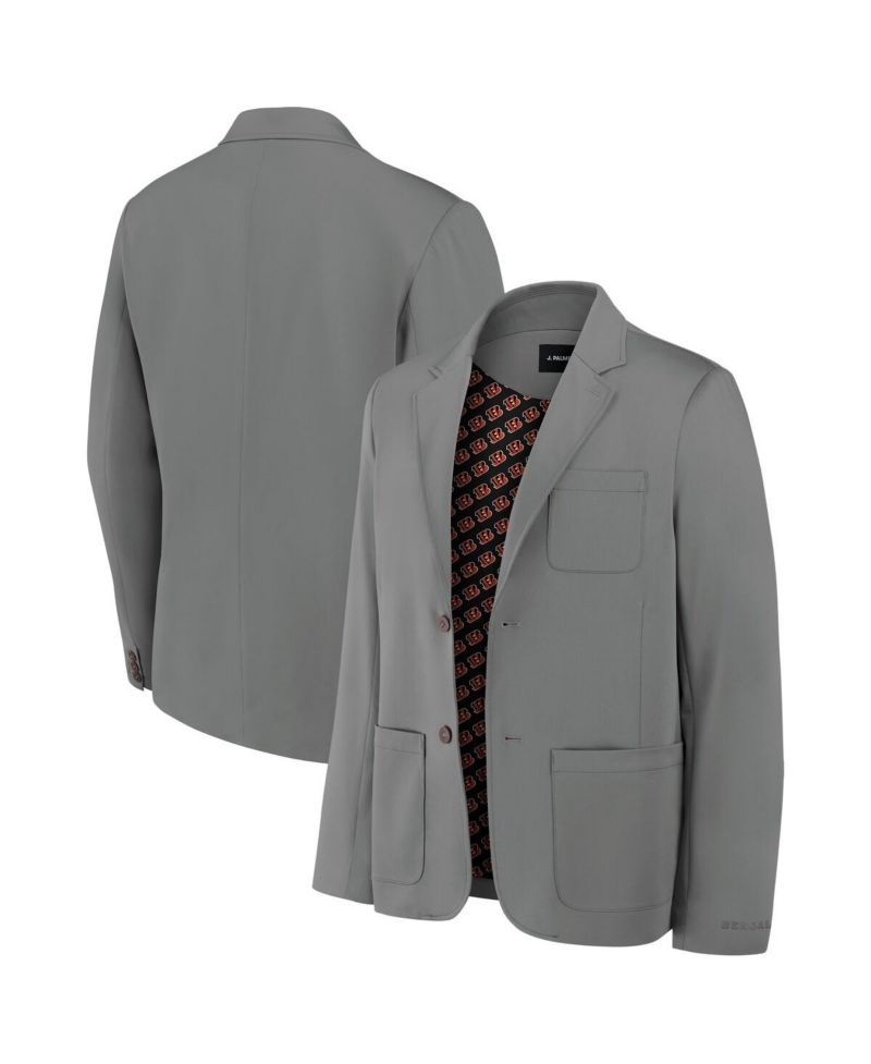Men's Graphite Cincinnati Bengals Man-In-Motion Blazer