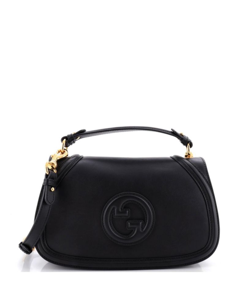 Large Blondie NM Top Handle Bag Leather