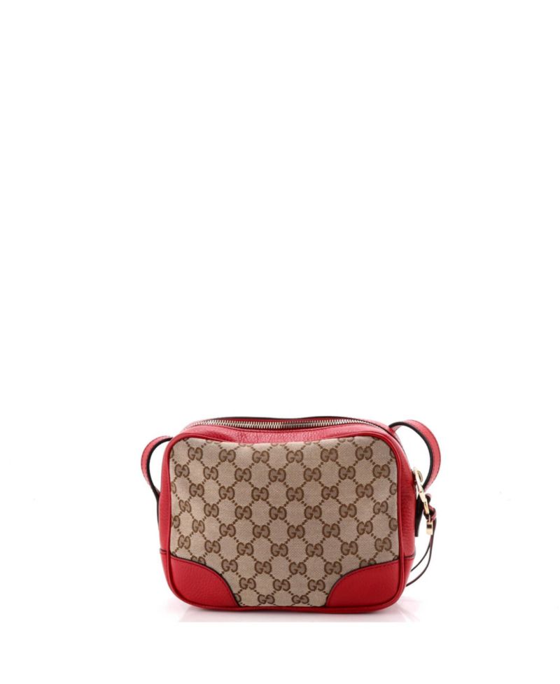 Mini Bree Disco Crossbody Bag GG Canvas with Leather