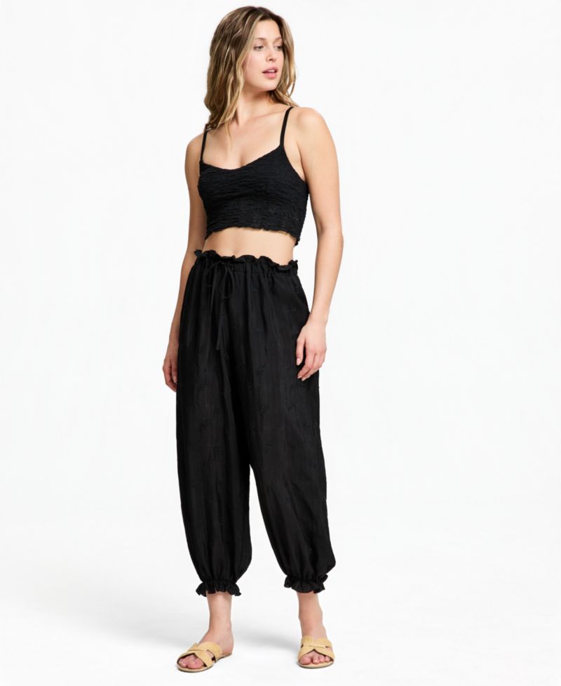 Women's Embroidered Balloon Pants