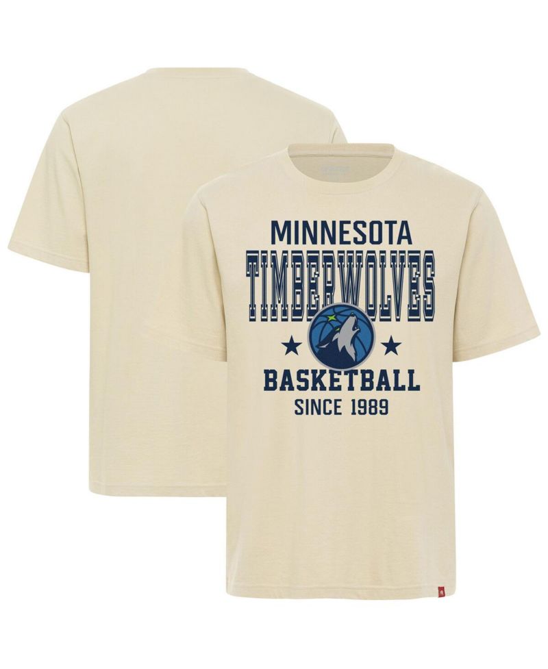 Men's and Women's Cream Minnesota Timberwolves Duke Premium T-Shirt